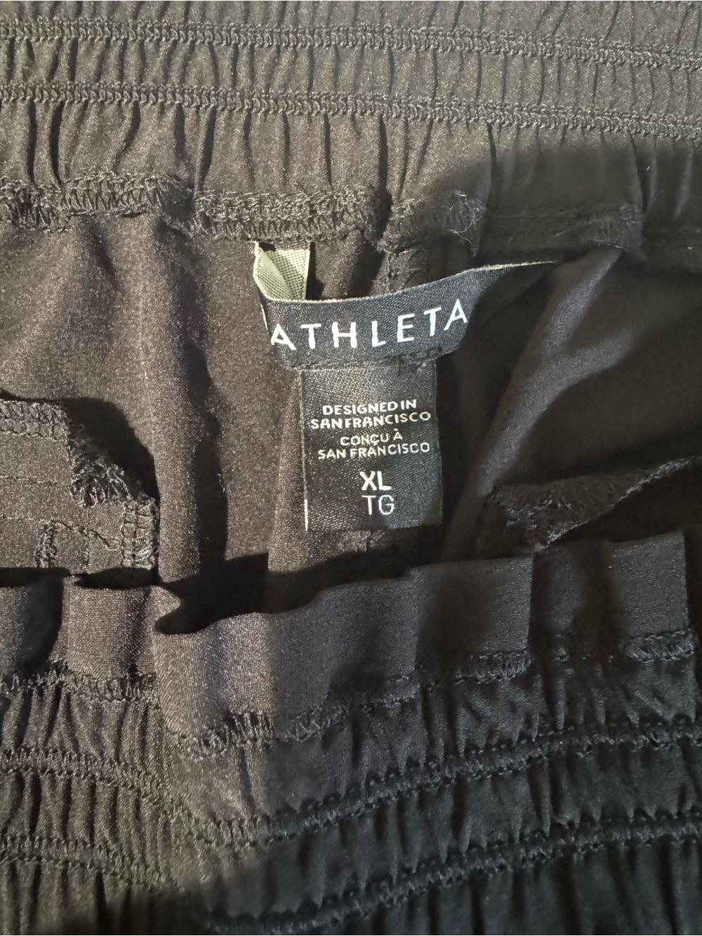 Athleta Black Midi Skirt with Elastic Waist - Picture 6 of 8